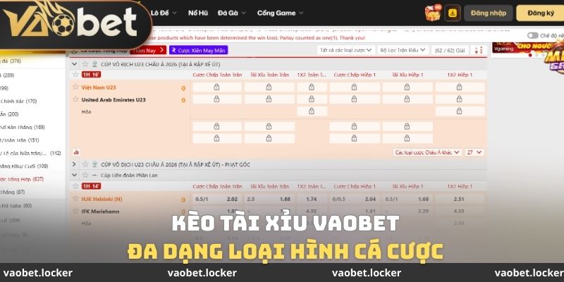 Kèo Tài Xỉu VaoBet